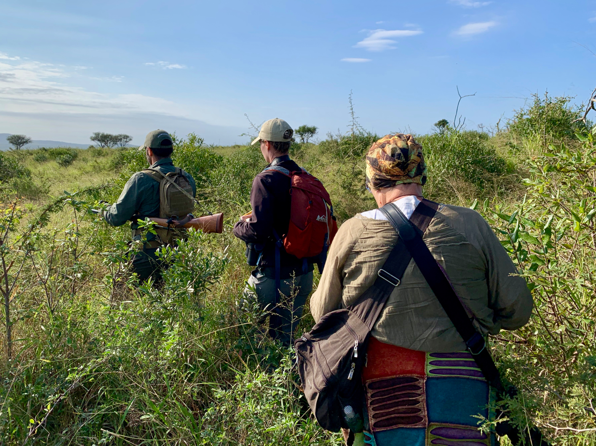 Walking in the bush